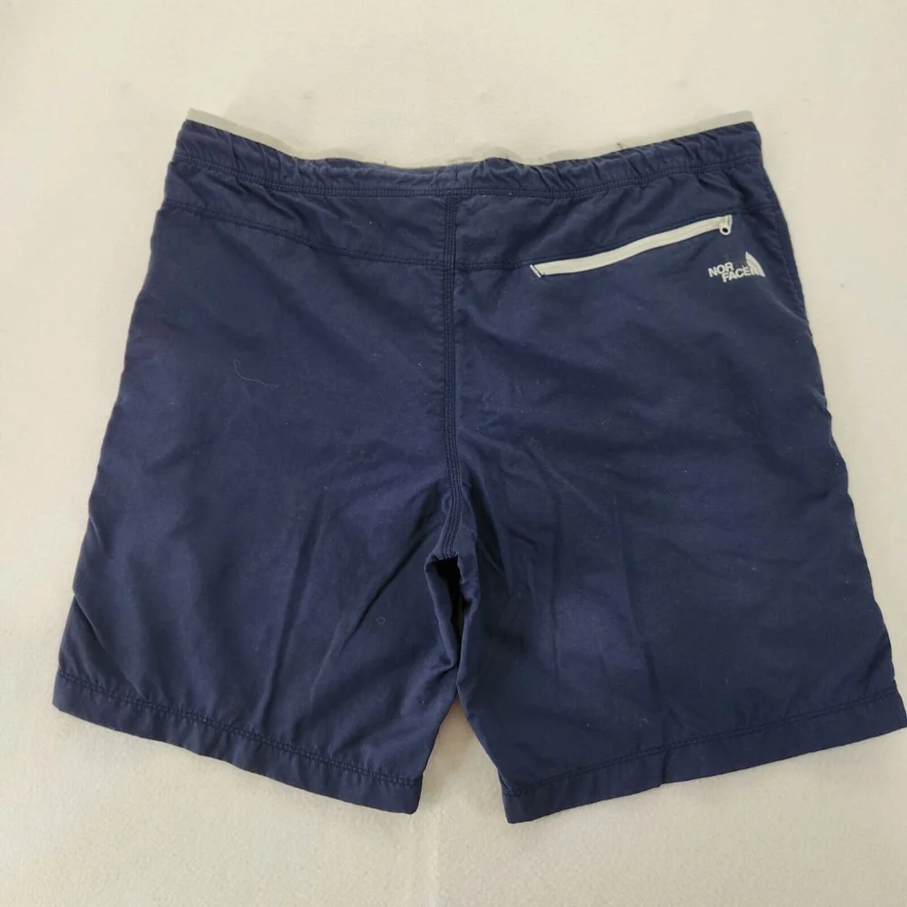 The North Face Men's 100% Nylon Baggies Athletic Shorts Navy Blue Large Outdoor